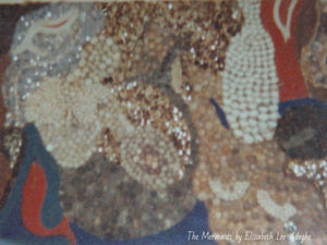 The Mermaids: # Mosaic Painting,# Mosaic #Painting#African Beads # Sea shells 